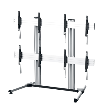Middle Atlantic DS-600-2X2L-AL DisplayStation Series 600 VESA Monitor Wall with Levelers