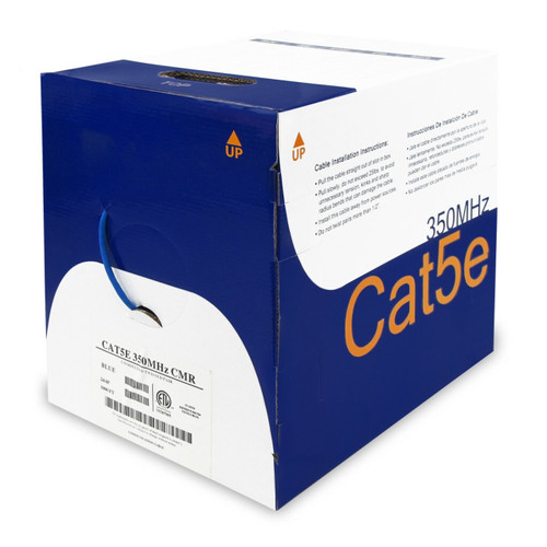 WaveNet 5E04URGN4 Cat5E 350MHz UTP 1000Ft Green Riser Wire