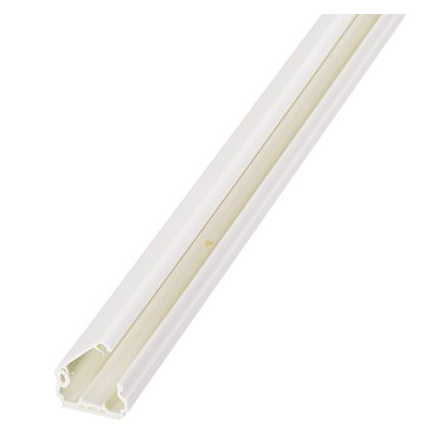 Panduit LDPH5WH6-A Surface Raceway, LDPH5 Power Rated, 2-Piece Latching, 6 Ft, White