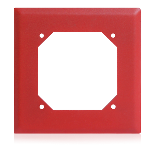 Atlas SFP-R Semi-Flush Adapter - Red for Voice / Tone Speakers