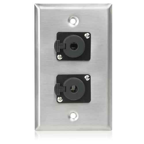 Atlas SG-QTRSL-F2 Single Gang Stainless Steel Plate