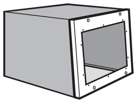 Hoffman PCSK56F6 Cover with HMI Cutout for Upper Front of Sloped Front Enclosures