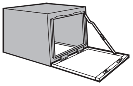 Hoffman PDW58F Proline Sloped-Front Window Door