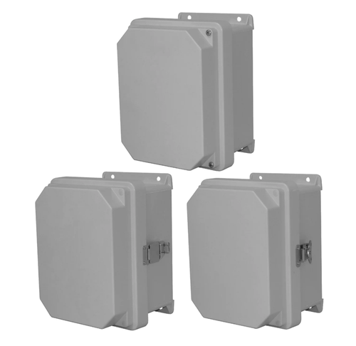 Hoffman RVJ1614HWPL2 Type 4X Raised Opaque Cover