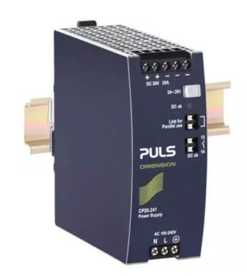 PULS CP20.241 DIN Rail Power Supply for 1-Phase System 24V, 20A