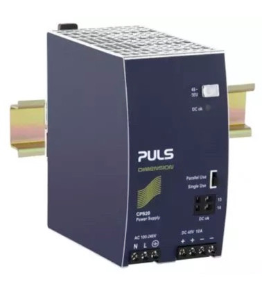 PULS CPS20.481 DIN Rail Power Supply for 1-Phase System 48V, 10A