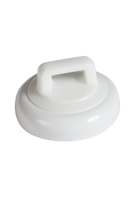 MagDaddy 62406 White Small Magnetic Cable Tie Mounts, 100 Pack