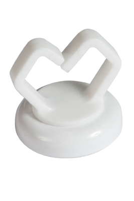 MagDaddy 62401 1/2" White Cable Holders, 100 Pack