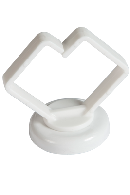 MagDaddy 62415 1" White Cable Holders, 100 Pack