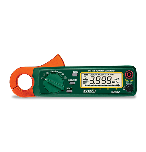 Extech 380942 30A True RMS AC/DC Mini Clamp Meter