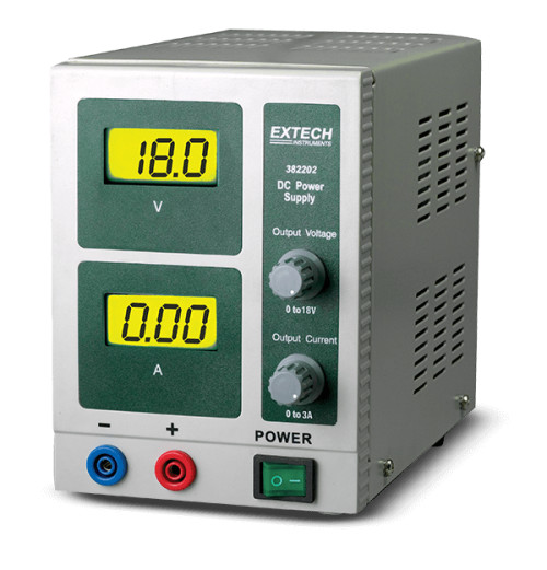 Extech 382202 18V/3A Single Output DC Power Supply