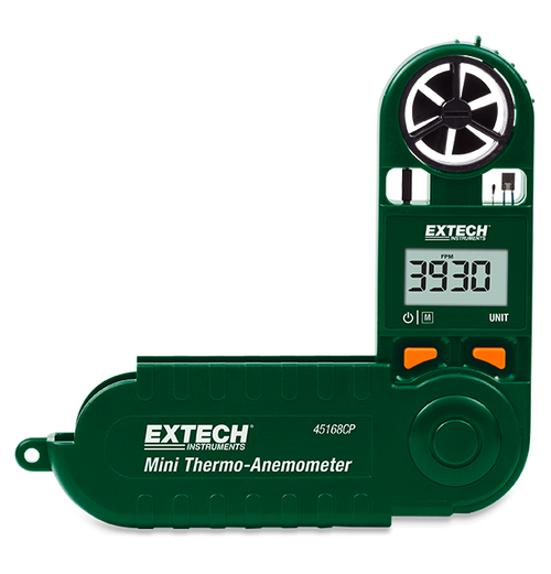 Extech 45168CP Mini Thermo-Anemometer with Built-in Compass