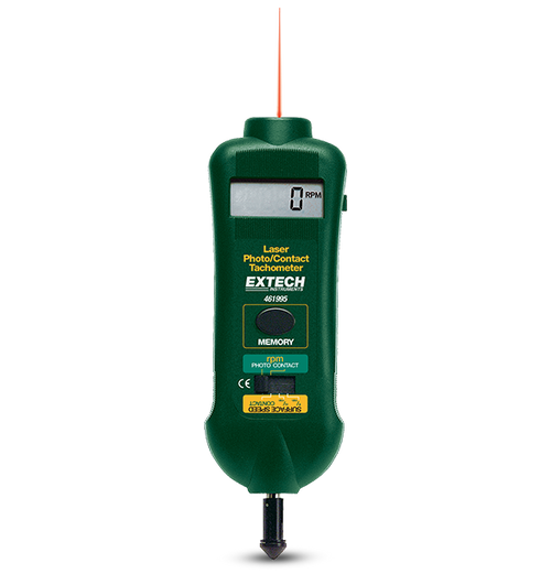 Extech 461995 Combination Contact/Laser Photo Tachometer