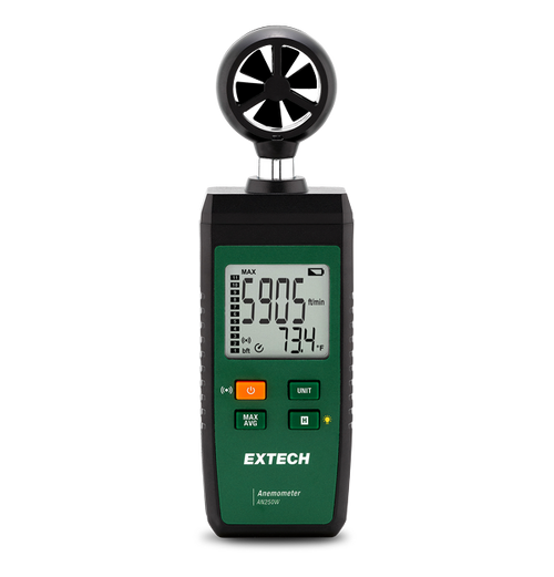 Extech AN250W Anemometer with Connectivity to ExView App