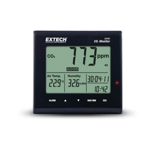 Extech CO100 Desktop Indoor Air Quality CO