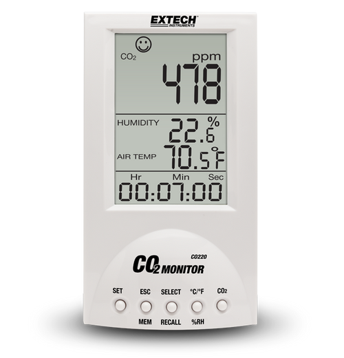 Extech CO220 Desktop Indoor Air Quality CO2