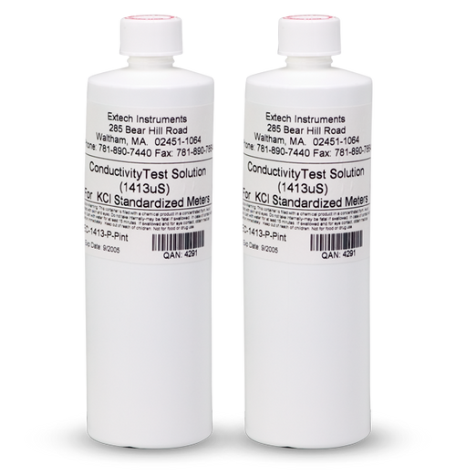 Extech EC-1413-P 1413 S Conductivity Standard (2 Bottles)