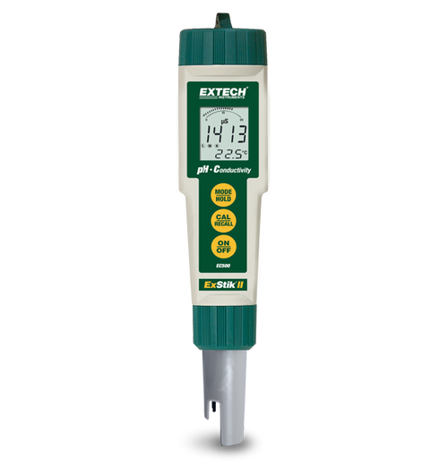 Extech EC500 Waterproof ExStik II pH/Conductivity Meter