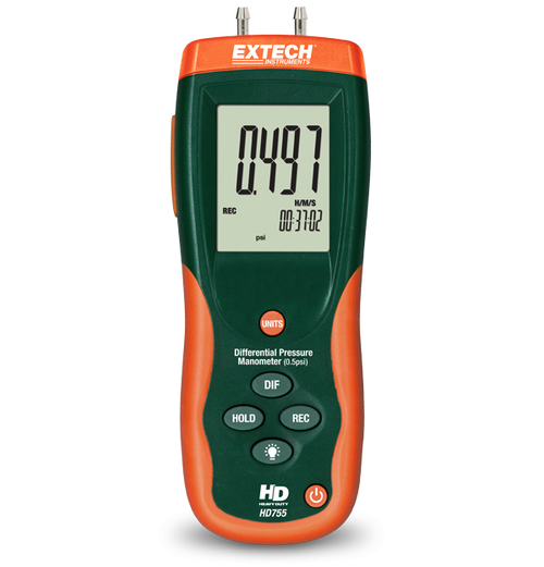 Extech HD755 Differential Pressure Manometer