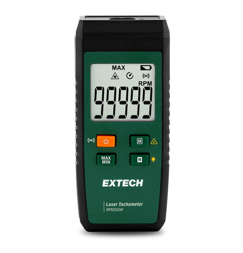 Extech RPM250W Laser Tachometer with Connectivity to ExView App