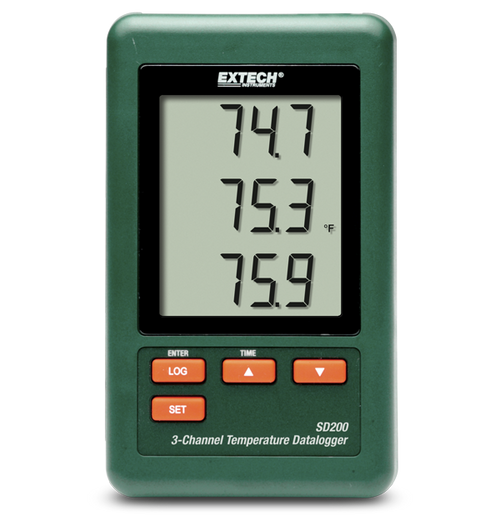 Extech SD200 3-Channel Temperature Datalogger