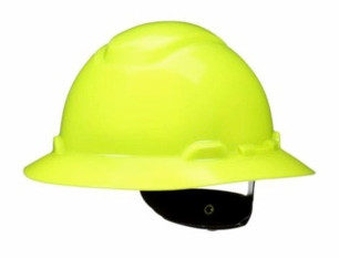 3M H-809SFR-UV SecureFit Full Brim Hi-Viz Yellow Hard Hat