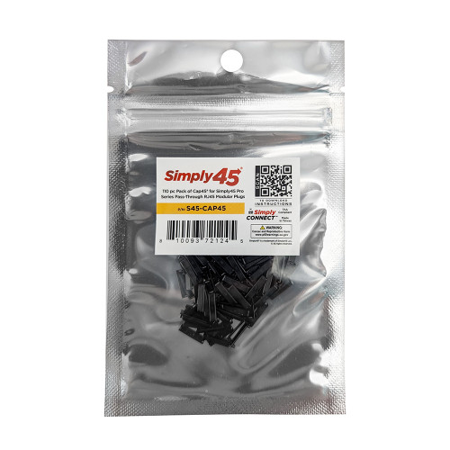 Simply45 S45-CAP45 Cap45 Caps, 110 Pack