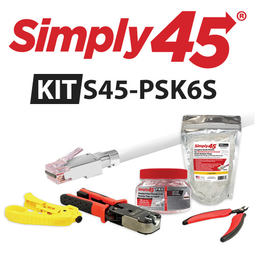 Simply45 S45-PSK6S ProSeries Cat6/6A STP Starter Kit