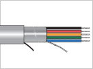 Alpha Wire 45139/15 SL199 Xtra-Guard 4 Cable, 18 AWG, 15 Pair, Shielded, Slate, 1,000 Ft