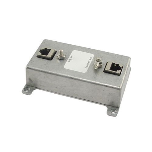 L-Com HGLN-CAT6-HP Indoor 10/100/1000 Base-T Shielded CAT6 Hi-Power Lightning Protector - RJ45 Jacks