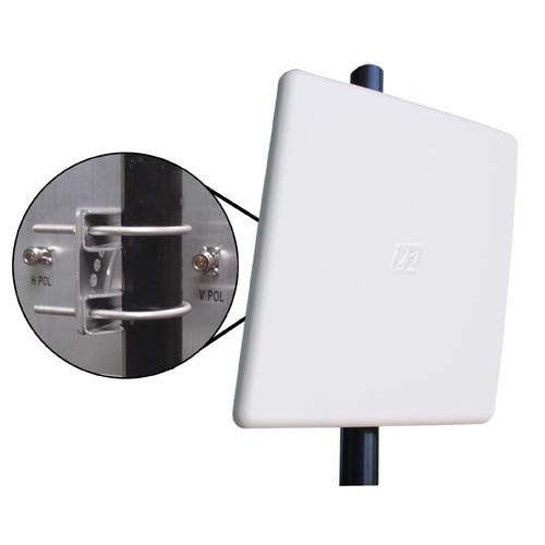 L-Com HG4958-19DP 4.9-5.8 GHz 19dBi Dual Polarized Panel Antenna - N-Female Connectors