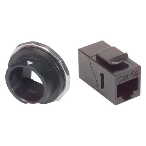 L-Com WT671105FM IP67 Front Mount Flange Kit w/Category 5E RJ45/IDC110 Jack