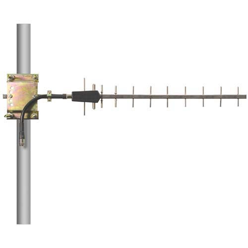 L-Com HG2412SY-NF 2.4 GHz 12 dBi Stainless Steel Yagi Antenna - 7in N-Female