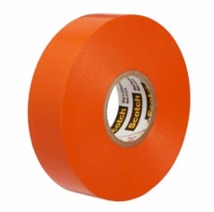 3M Orange Scotch Vinyl Color Coding Electrical Tape