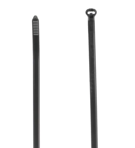 Thomas & Betts TY25MX Black Cable Ties, 1000 Pack