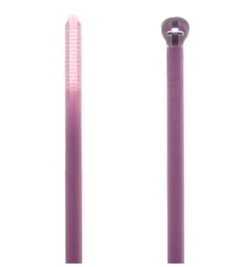 Thomas & Betts TY25M-7 Purple Cable Ties, 1000 Pack