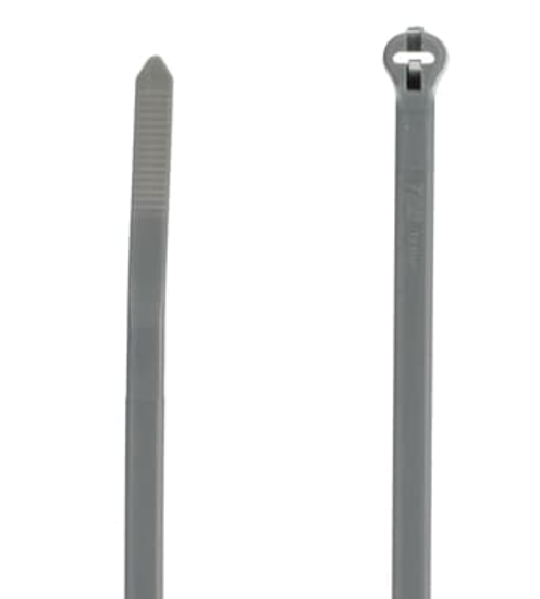 Thomas & Betts TY25M-8 Gray Cable Ties, 1000 Pack