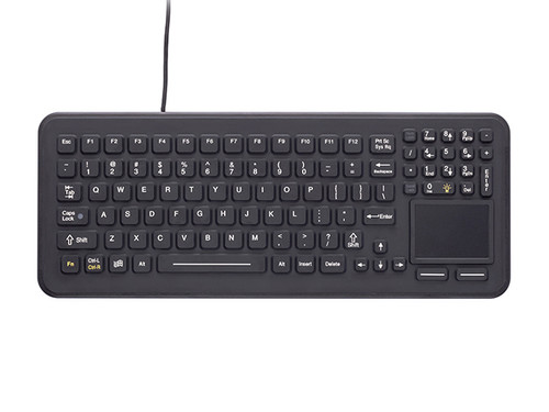 iKey SB-97-TP-USB SkinnyBoard Sealed Keyboard with Touchpad