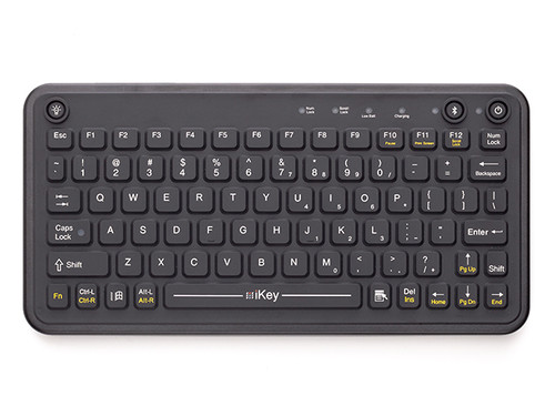 iKey BT-80-03 Rechargeable Bluetooth Keyboard for Windows/Android/Apple