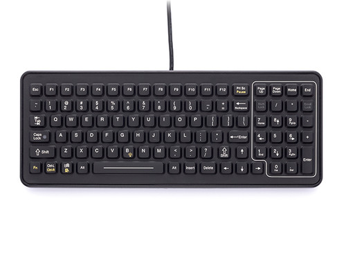 iKey SLK-101-M-USB SlimKey Backlit Mobile Industrial Keyboard