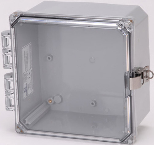 Integra H6064HCFLL 6" x 6" x 4" Traditional High Impact Polycarbonate Hinged Enclosure