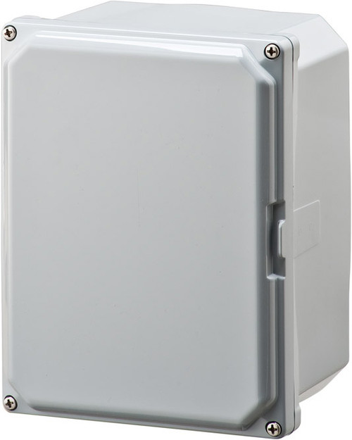Integra H8064SF 8" x 6" x 4" Traditional High Impact Polycarbonate Hinged Enclosure