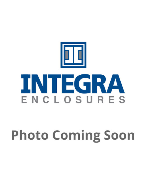 Integra H10082S 10" x 8" x 2" Traditional High Impact Polycarbonate Hinged Enclosure