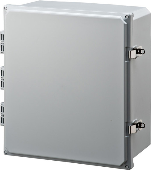 Integra H161407HLL 16" x 14" x 7" Traditional High Impact Polycarbonate Hinged Enclosure