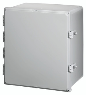 Integra H181610H 18" x 16" x 10" Traditional High Impact Polycarbonate Hinged Enclosure