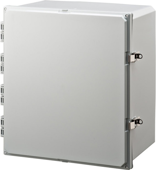 Integra H181610HLL 18" x 16" x 10" Traditional High Impact Polycarbonate Hinged Enclosure