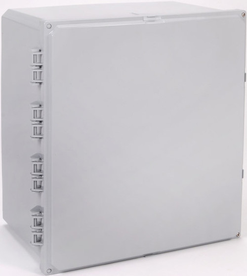 Integra H181610H-6P 18" x 16" x 10" Traditional High Impact Polycarbonate Hinged Enclosure