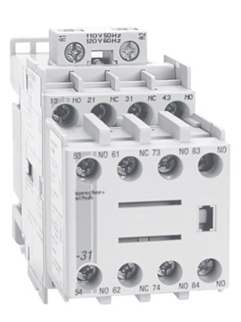 Sprecher & Schuh CS7-53E-120 8 Pole Industrial Relay