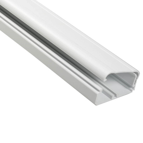 Kable Kontrol WC9375 5Ft. White Hinged Cover Cable Raceway