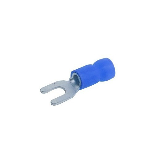 Morris 10120 16-14 Wire #4 Stud Vinyl Insulated Fork Terminals, 100 Pack